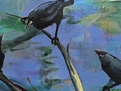 Noël Sandino- Contemporary Abstracts and Fine Art printmaking - Modern Abstract Art for sale.  Artist teaching printmaking.