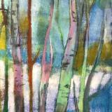 Birches abstract #3